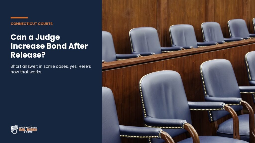 Connecticut court building and bail bond paperwork